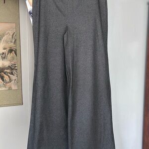 Women's Charcoal Gray Wide-Leg Pants